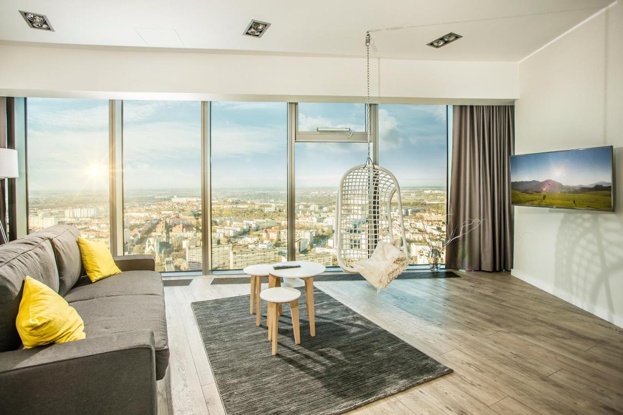 Apartamenty Sky Tower Breslávia Exterior foto